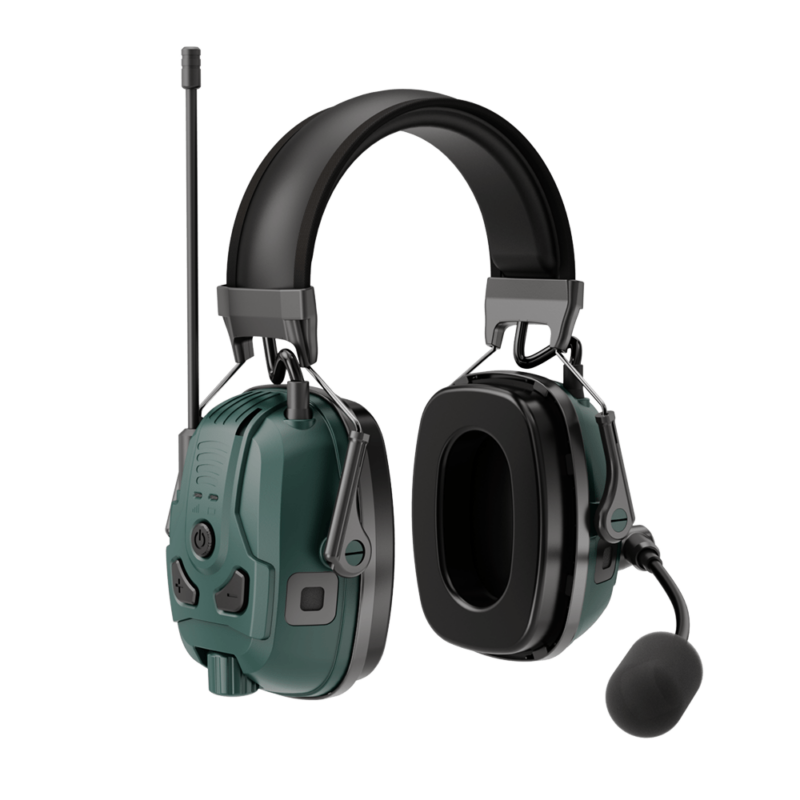 Integrated 2-Way Radio Earmuff