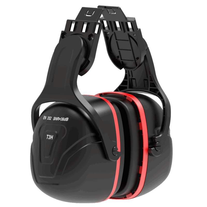 美音声学T3H 安全帽兼容降噪耳罩,SNR:36dB