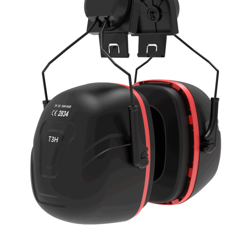 美音声学S3H 安全帽兼容高降噪听力防护耳罩